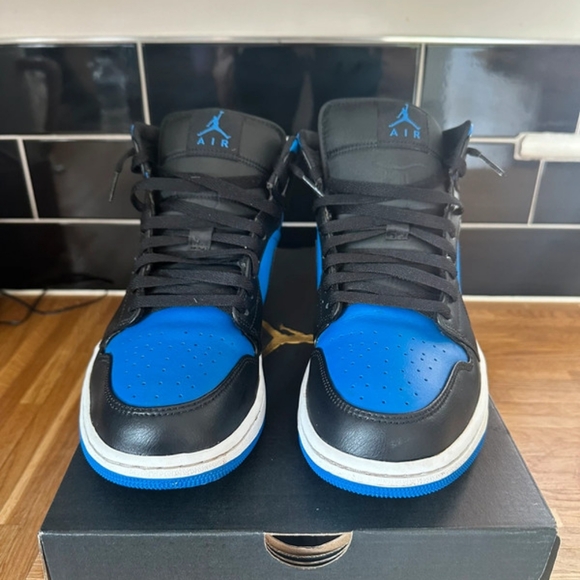 Air Jordan 1 medium black Royal blue main image 4